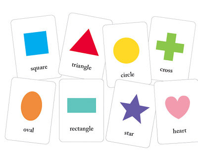 形形色色大挑戰─幾何形狀學習圖卡