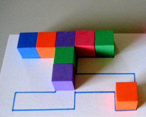 DIY方塊積木拼圖遊戲