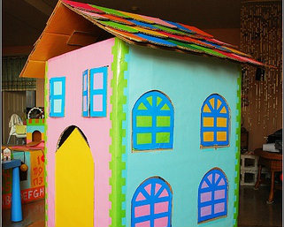 紙箱夢幻創作！孩子的童話小屋DIY