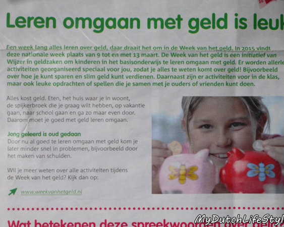 荷蘭小學金錢週，從兒童撲滿看荷蘭人金錢價值觀 