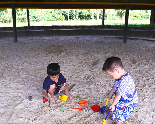 遮風避雨的玩沙景點～新北市立十三行博物館