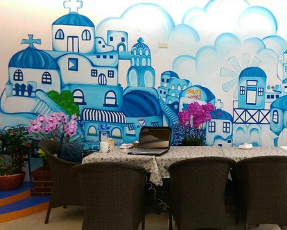 多風格用餐空間，還有超大遊戲區～新竹61蔚藍海