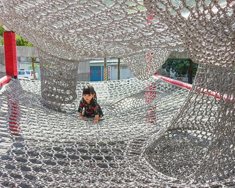 最有溫度的編織網，全台第一個民眾協作遊戲場～台南立德公園