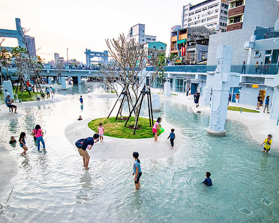 老城新生，潟湖概念親水公園玩樂趣～台南河樂廣場