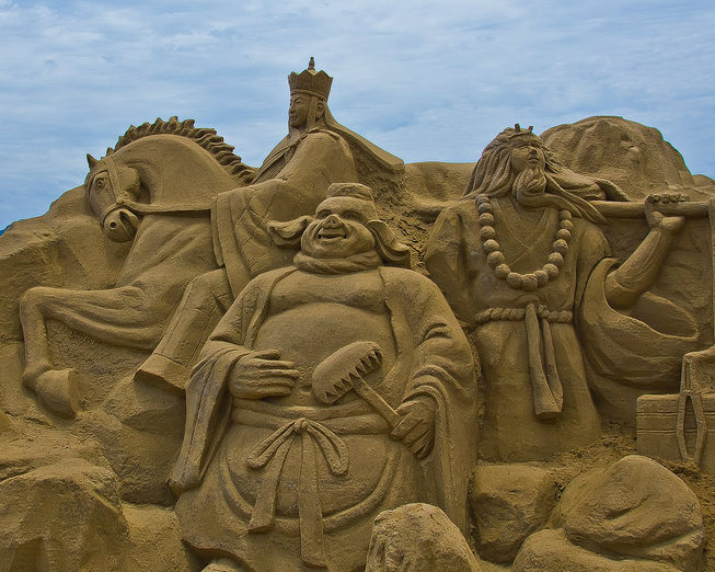 和孩子一起做沙雕：2014東北角福隆國際沙雕藝術季