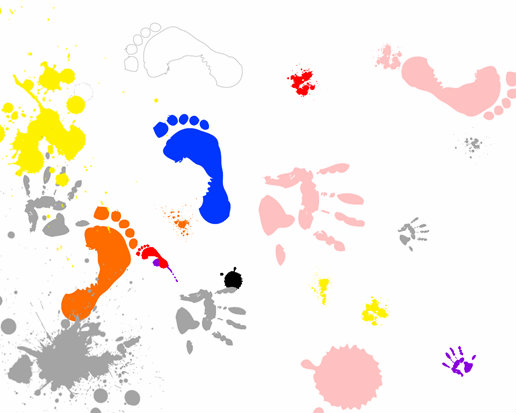 Baby Color - 寶寶的拍打繪圖本