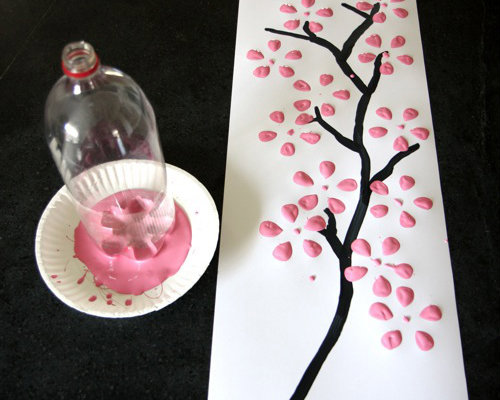 輕鬆創作櫻花樹