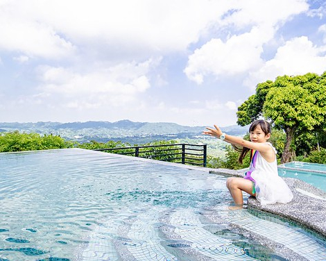 無邊際山泉泳池，居高臨下盡覽壯闊美景～台南仙湖休閒農場