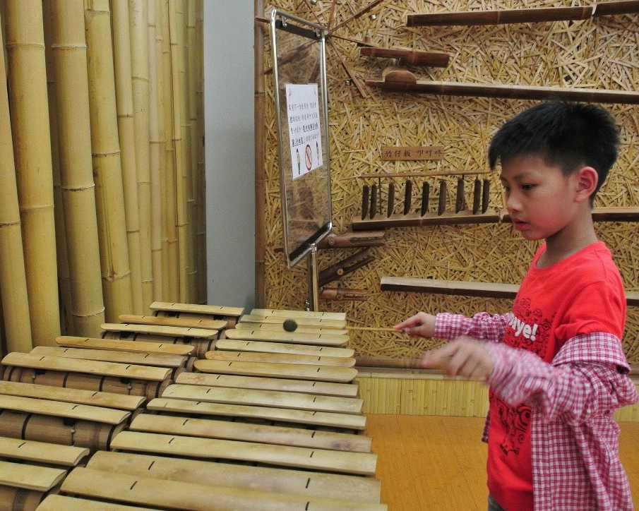 竹製樂器敲敲打打好好玩～南投竹藝博物館
