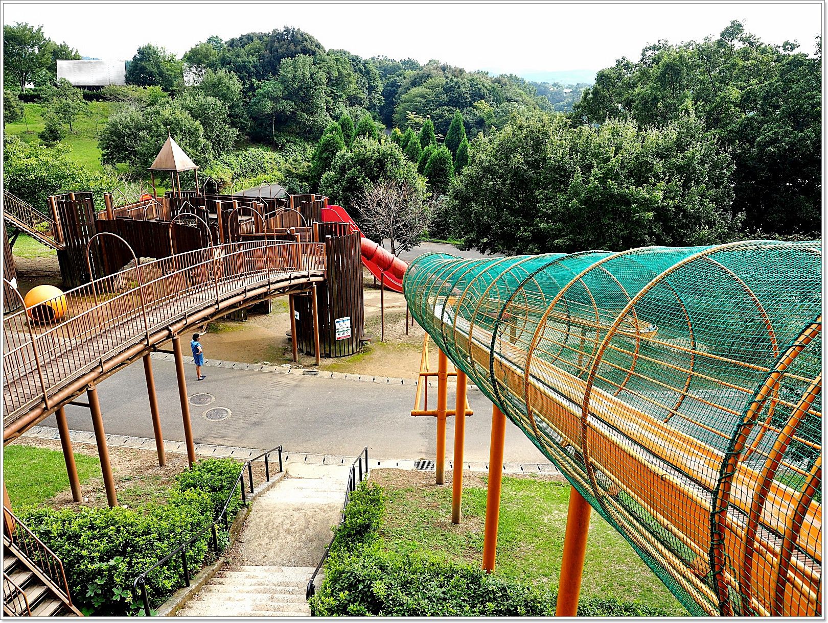 騎單車、超長溜滑梯，悠閒度假最佳行程～九州大分農業文化公園