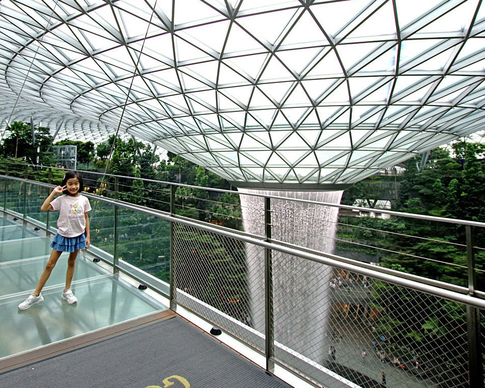 玩遍奇幻滑梯、天空之網、樹籬迷宮、天懸橋～新加坡星耀樟宜星空花園