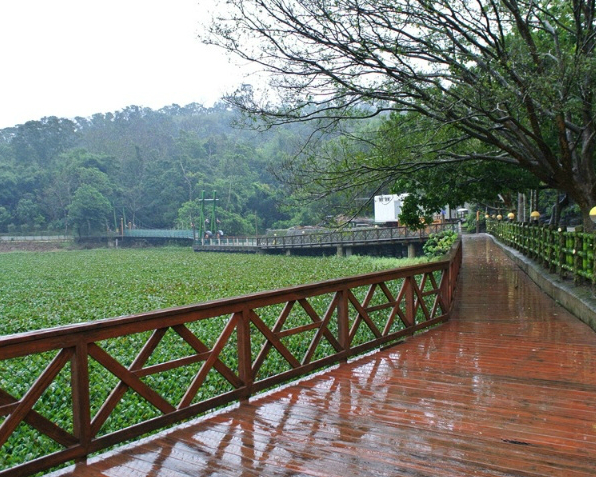 環湖景觀一覽無遺，在小木屋內享受垂釣樂趣～新竹吾家農場