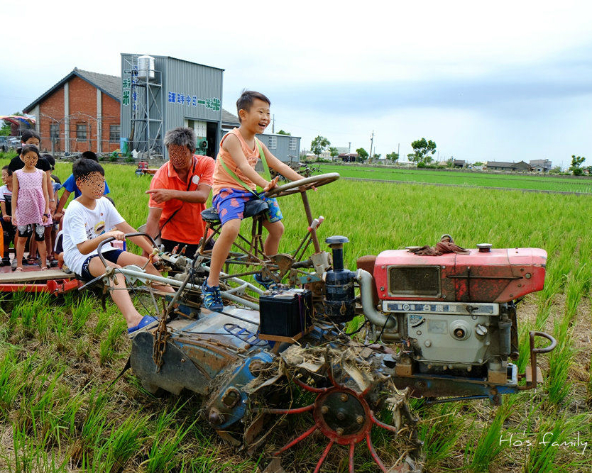 搭鐵牛車、趕鴨、插秧…滾泥巴也好玩～苗栗汪洋中的一粒米