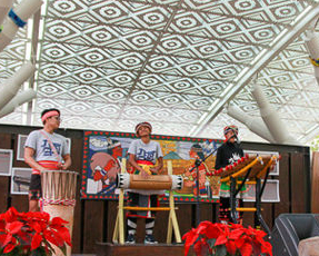 旮亙樂團打擊樂器表演，聆聽阿美族最原始音樂～台東阿美族民俗中心