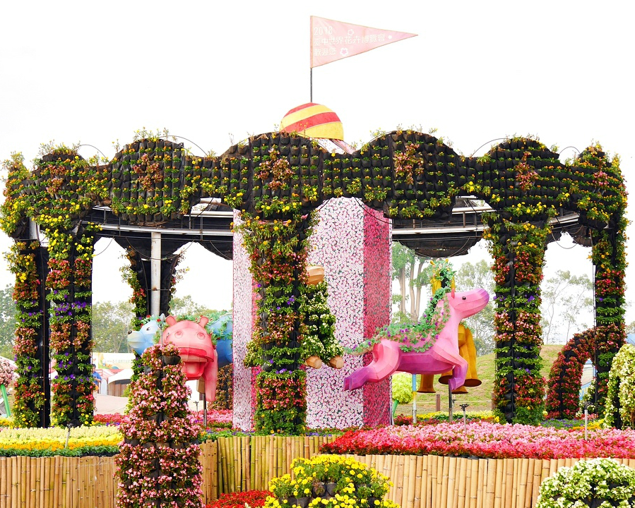 2016臺中國際花毯節 花現新樂園 后里花田綠廊 打造一座動態的花卉樂園 2016 12 24 2017 01 08 景點 親子旅遊 Kidsplay親子就醬玩