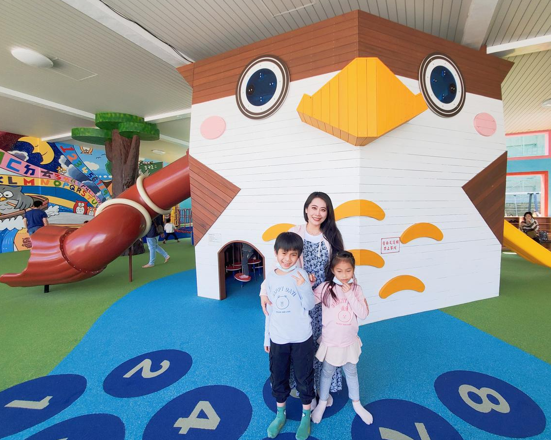 半開放遊戲場×圖書館，遮陽避雨動靜皆宜～花蓮貓頭鷹公園