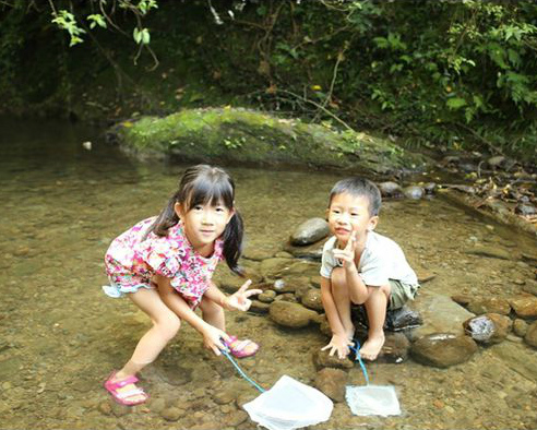 炎炎夏日溪畔玩水趣！苗栗卓蘭岩川