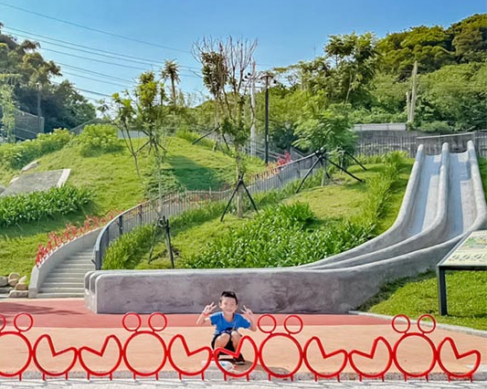 遊戲場×陸蟹走廊，八里左岸自行車宇宙再擴大～五股獅子頭山水匯集廣場