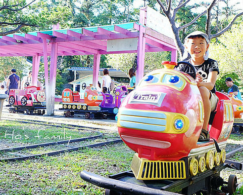 親子遊多元農場，看小動物、小火車幸福玩不完～桃園花開了休閒農場