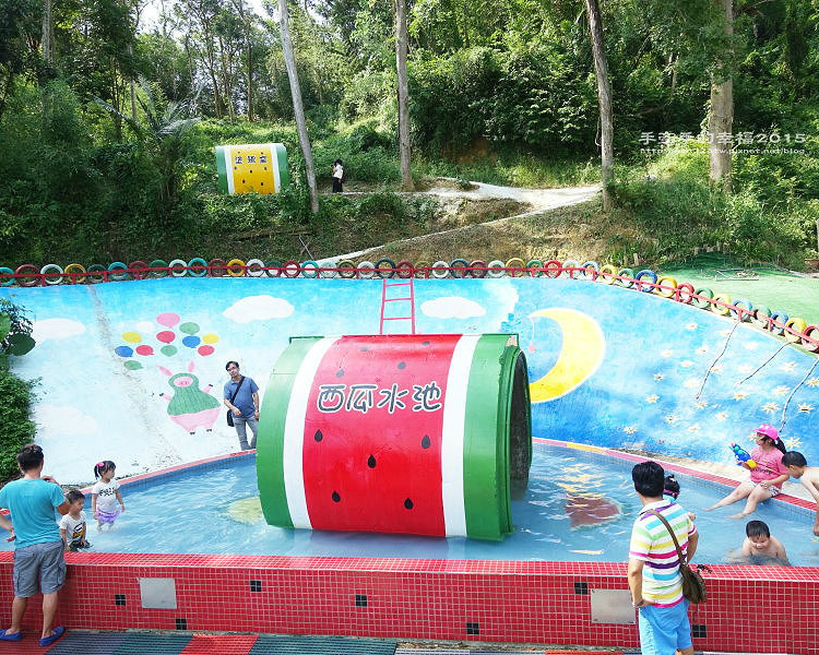 讓孩子玩翻天的西瓜水池～新竹西瓜莊園