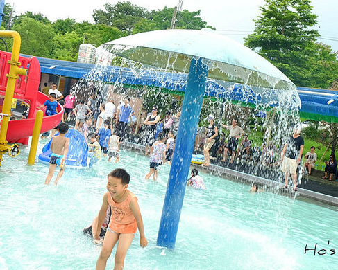 無料玩水！大水桶、水濂繩索橋沁涼一夏～嘉義竹崎親水公園