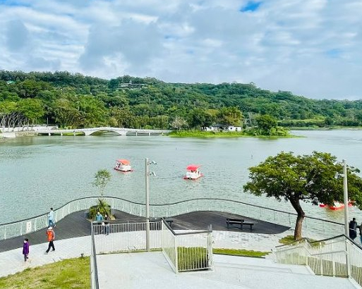 友善全齡環湖步道，鐵馬×步行×于飛島～新竹青草湖