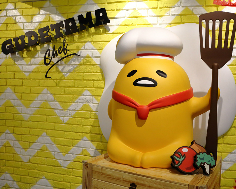 就連屁股都慵懶的好迷人～台北Gudetama Chef 蛋黃哥五星主廚餐廳