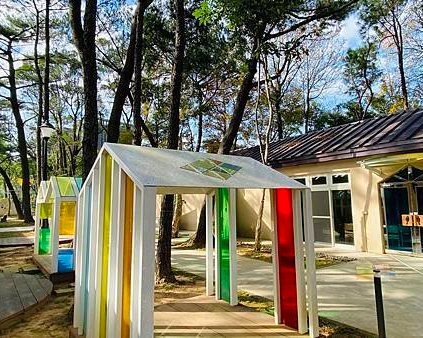 森林公園中的遊戲基地，玩聚在一起～桃園兒童玩具圖書館