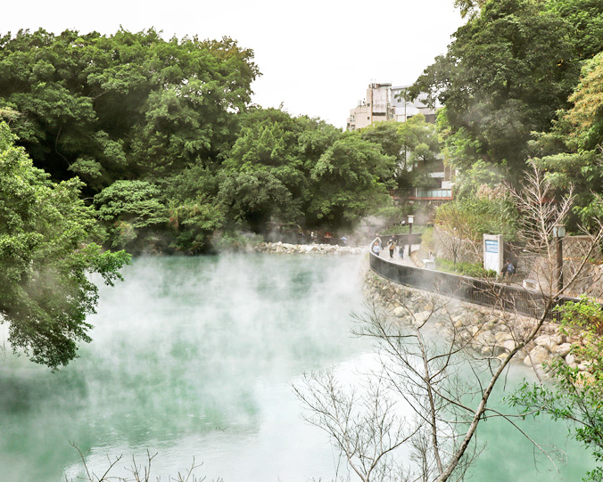 誤入仙境，忘憂小溪、淨手礦泉湯暖暖身～台北北投地熱谷公園