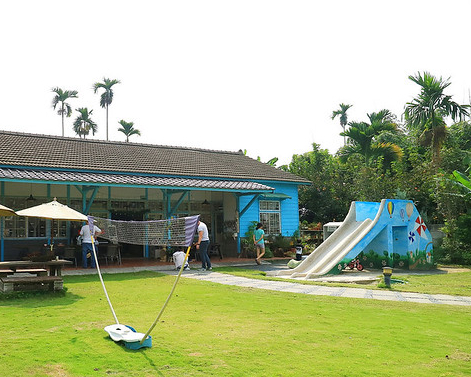 昔日幼兒園改建，滑梯沙坑大草皮樣樣好玩～嘉義德蘭日式庭園簡餐