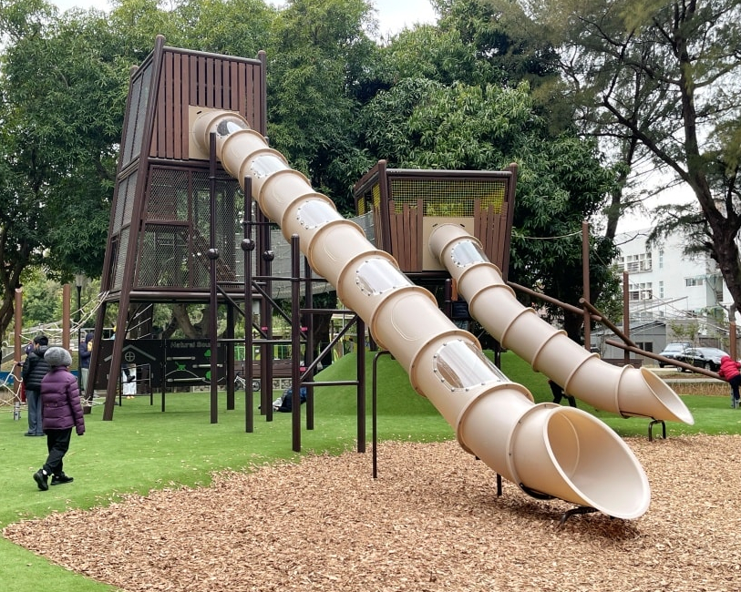 自然遊戲體驗主題，吊床躺玩好速西～台中后里森林公園搖籃遊戲場