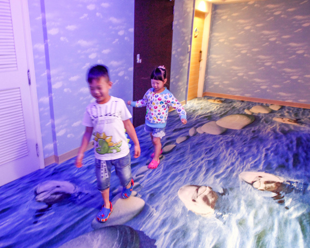 童趣海洋風，3D海豚陪你進房睡覺覺～屏東統一渡假村墾丁海洋體驗樂園