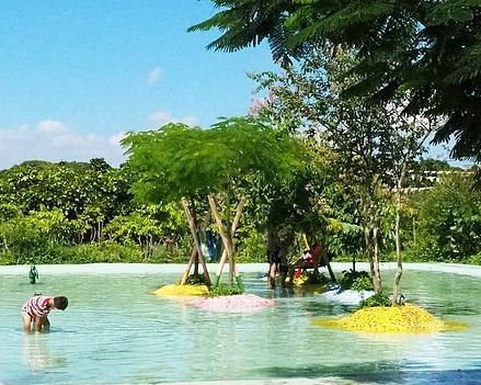 免費入園！超大場地、戲水池遊樂設施隨你玩～桃園台灣地景花園