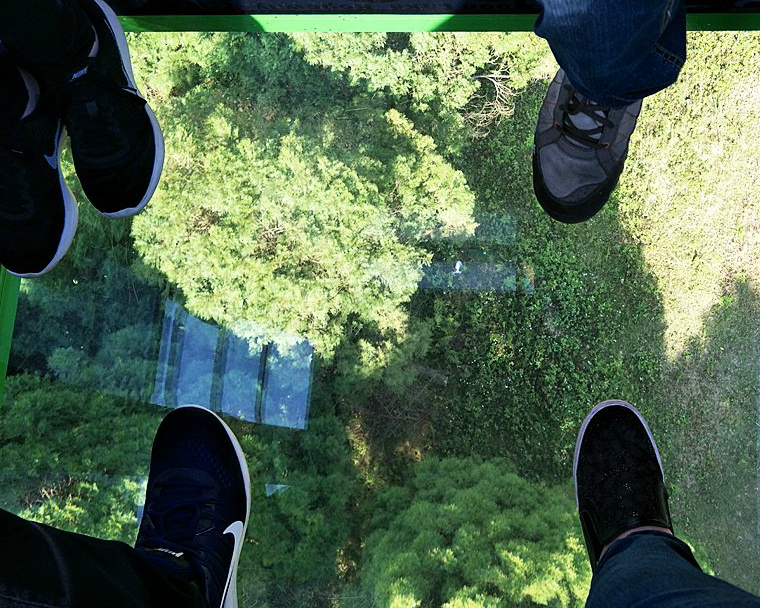 日月潭水晶纜車360度環繞美景，富士櫻開滿櫻花大道～南投九族文化村