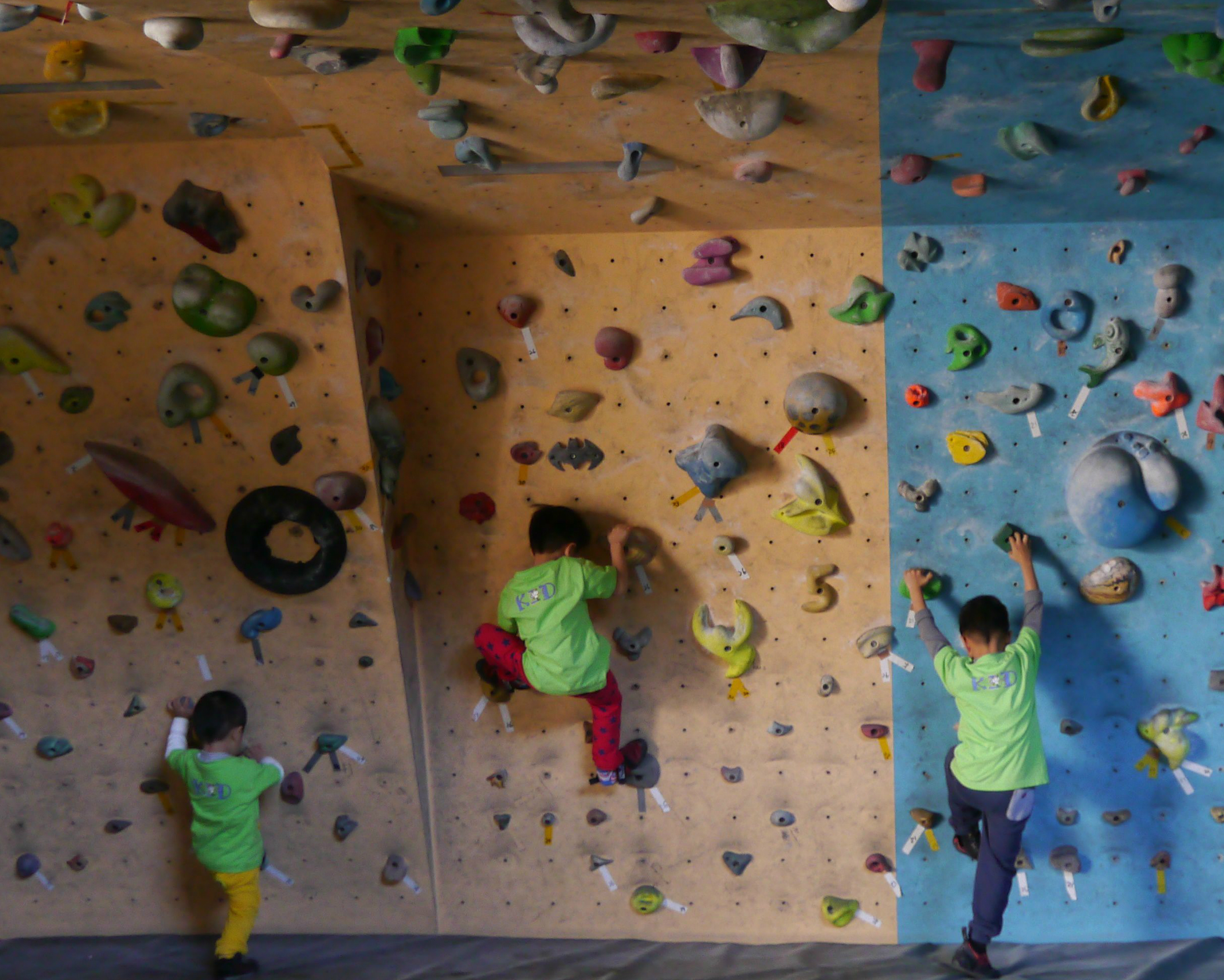 小猴王兒童攀岩體驗～台中B-Plus攀岩場