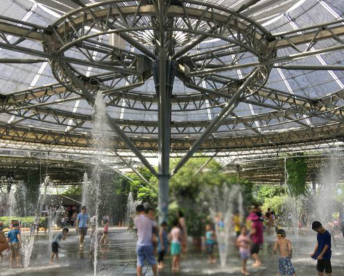 遮陽兼玩水，擊退暑氣就來這～屏東六堆客家文化園區
